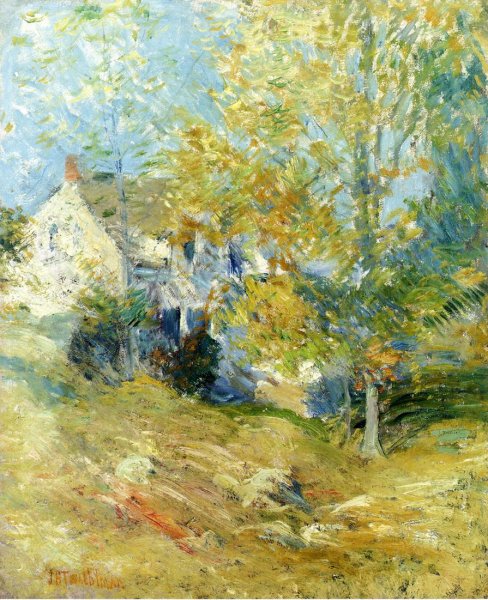 The Artist's House Through the Trees